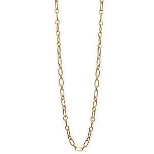 NEW MARLYN SCHIFF 36” Oval Link Necklace - Gold Tone